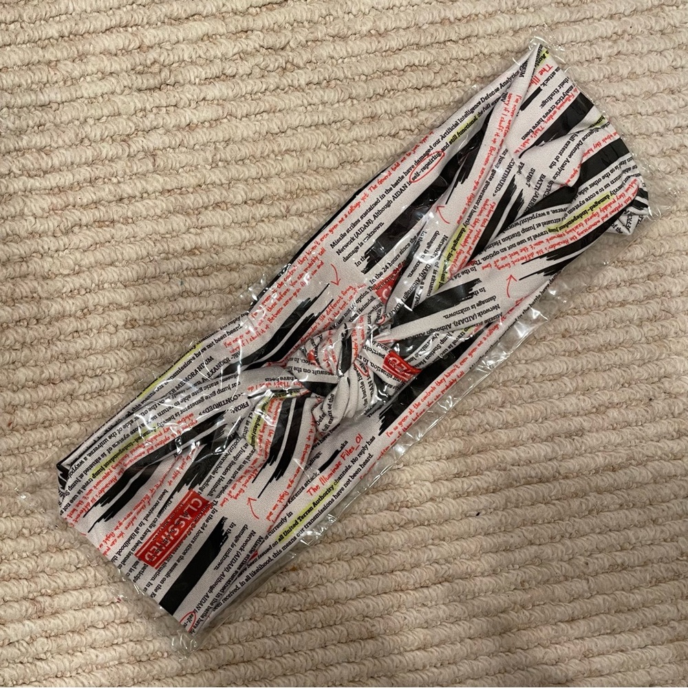 LitJoy Illuminae Files Stylish Text Headband